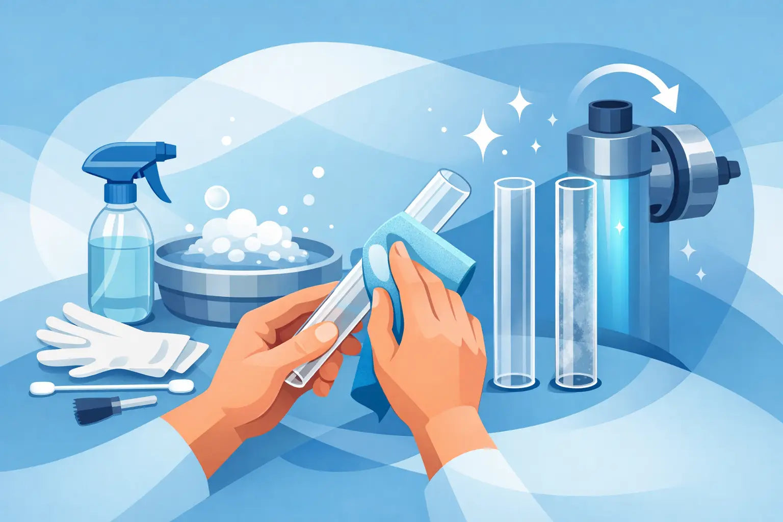 How to Clean Quartz Sleeves Without Damage